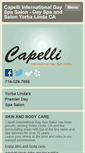 Mobile Screenshot of capelliintdayspasalon.com